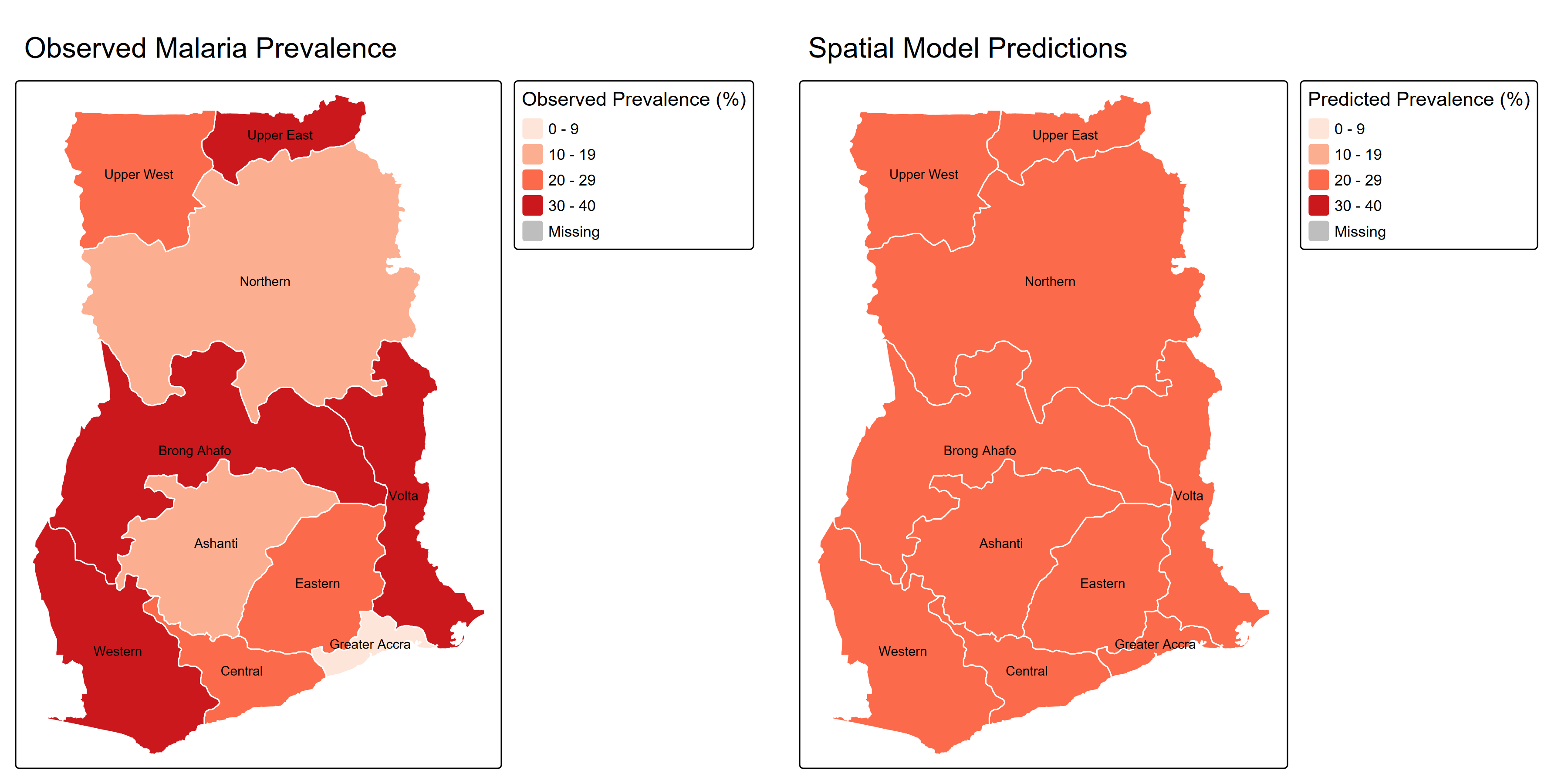 Observed vs Predicted Malaria Cases